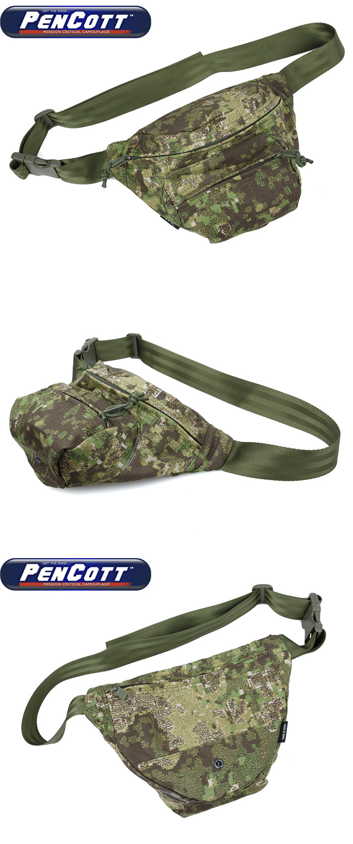 TMC Low-Pitched Waist Pack (PenCott GreenZone)