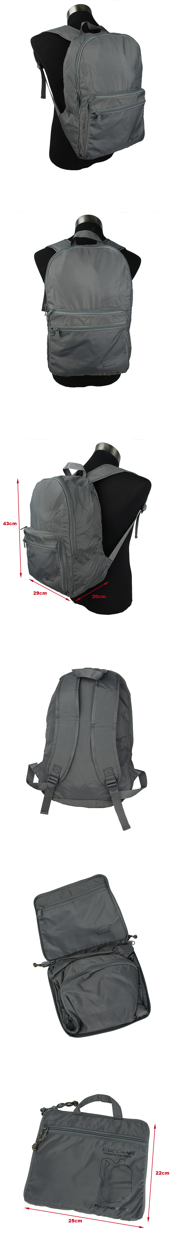 EDC Gear Foldable Travelling Urban Backpack