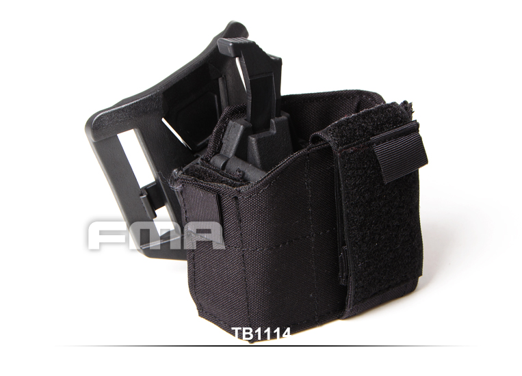 FMA Universal Pistol Retention System for Belt (Black)