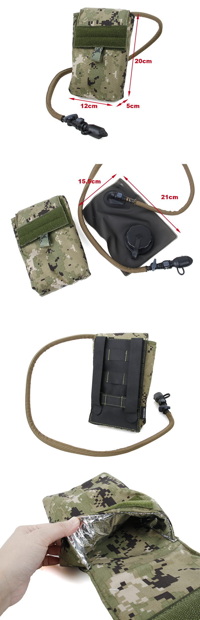 TMC Lightweight Recon Hydration Pouch - Weapon762